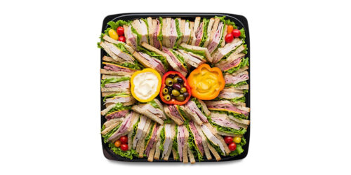 Deli Meat Finger Sandwiches Tray for Groups