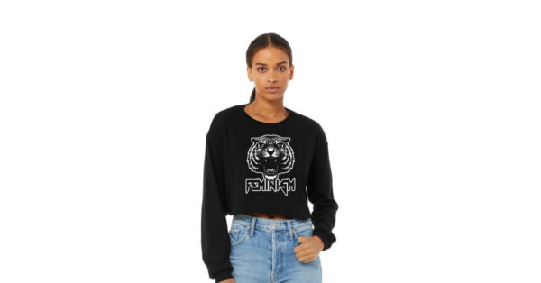 Feminism Cropped Long-Sleeve Shirt